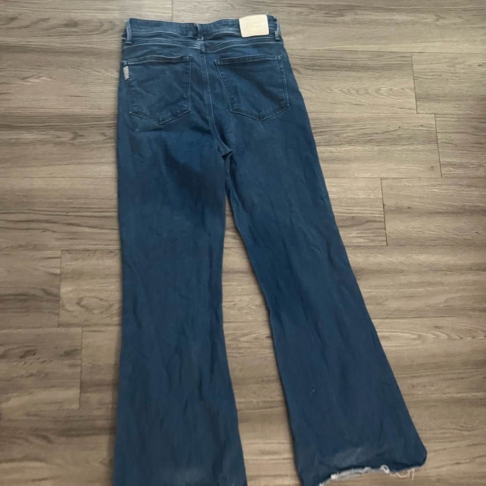PAIGE Genevieve Flare Blue Jeans - Picture 6 of 9